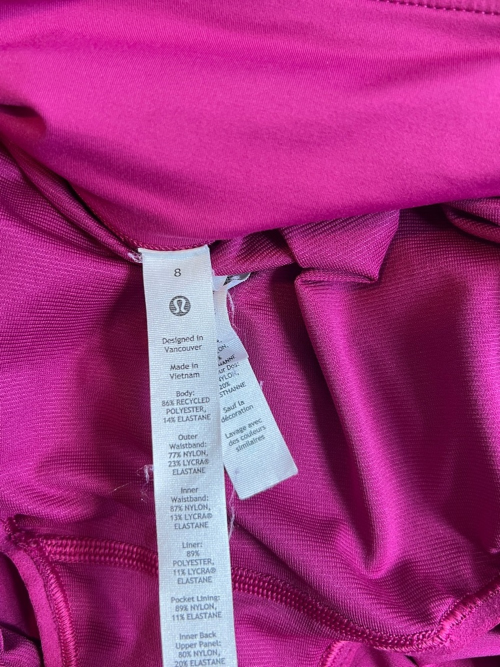 lululemon athletica Women's Athletic Shorts in Magenta - Picture 5 of 7
